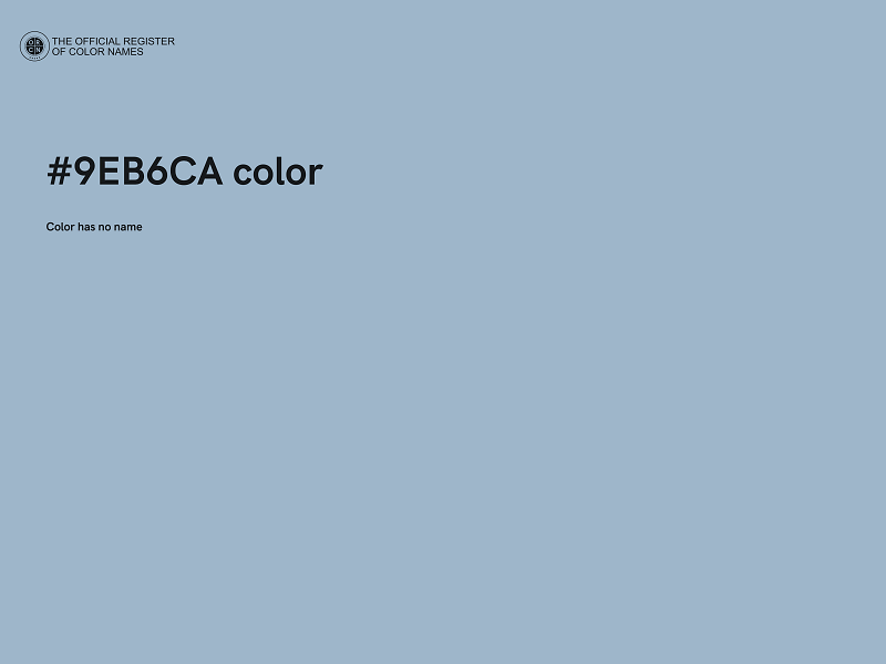 #9EB6CA color image