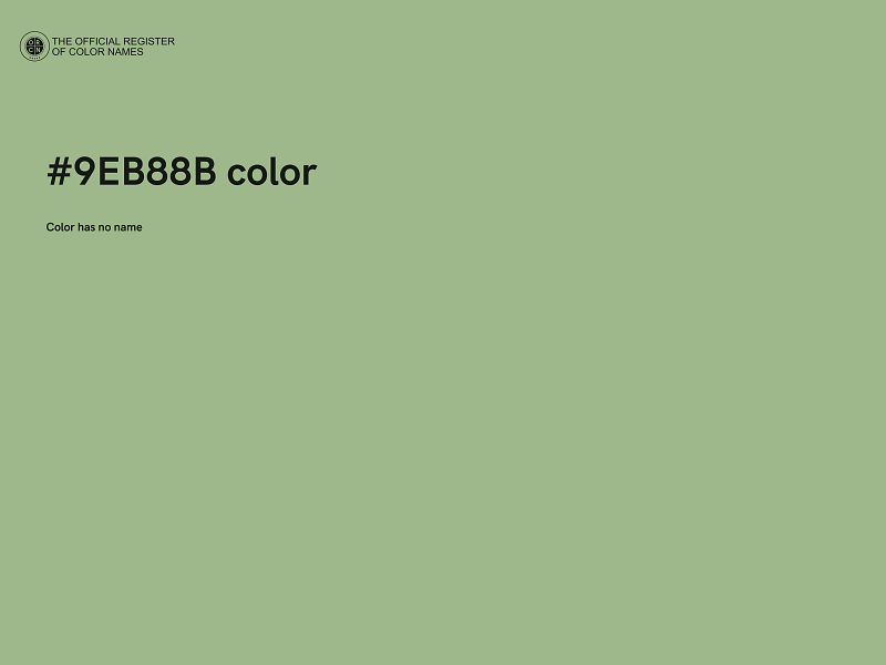 #9EB88B color image