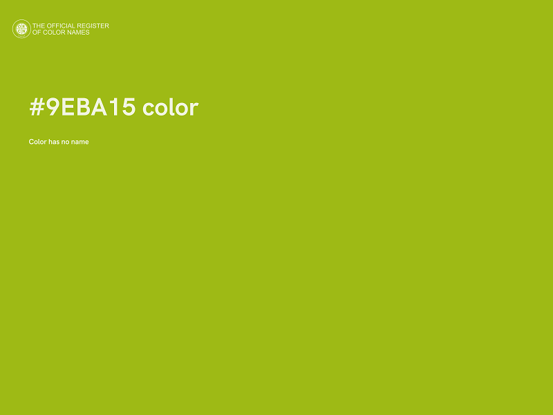 #9EBA15 color image