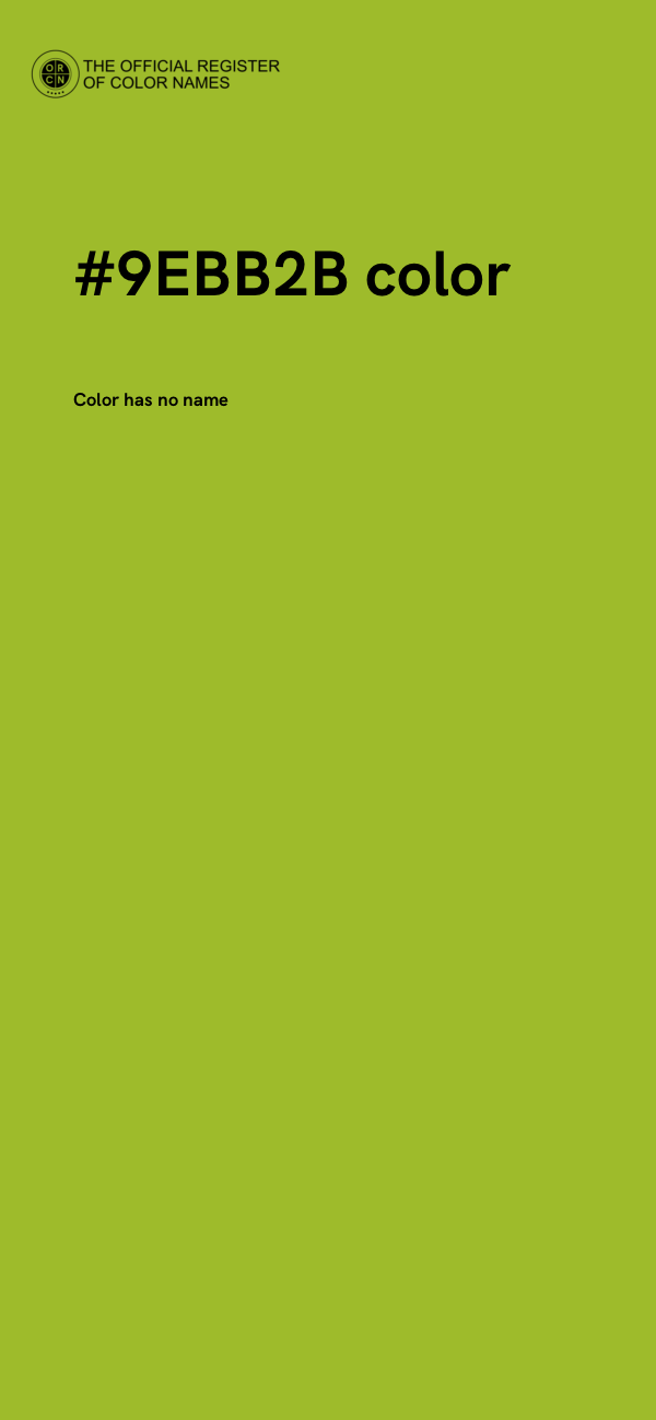 #9EBB2B color image