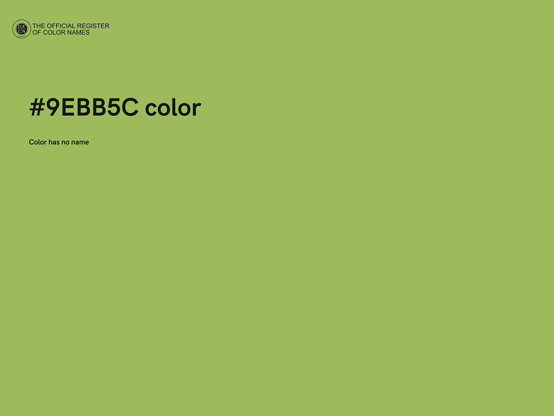 #9EBB5C color image