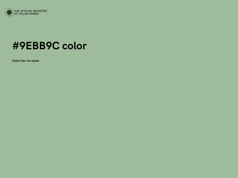 #9EBB9C color image