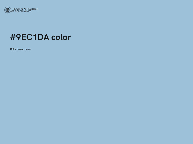 #9EC1DA color image