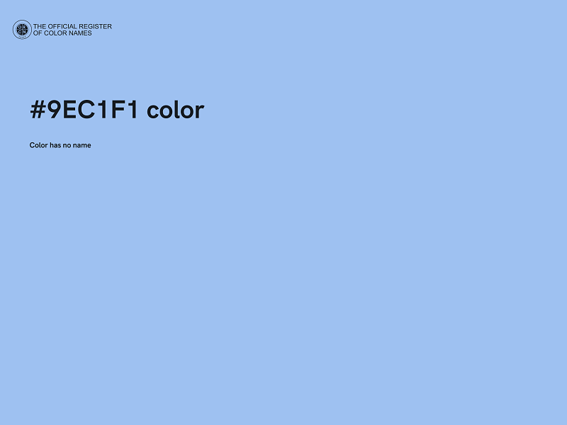 #9EC1F1 color image
