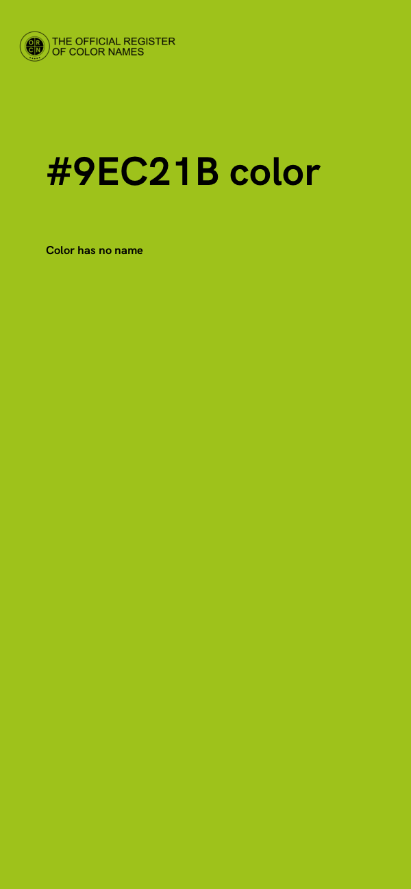 #9EC21B color image