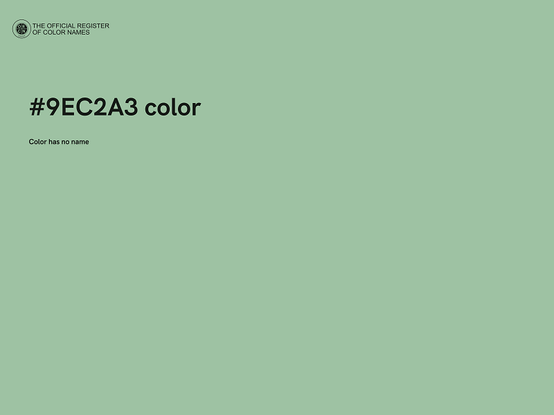 #9EC2A3 color image