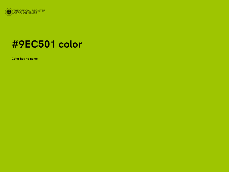 #9EC501 color image