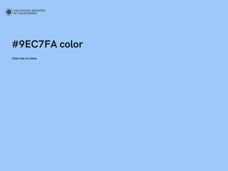 #9EC7FA color image