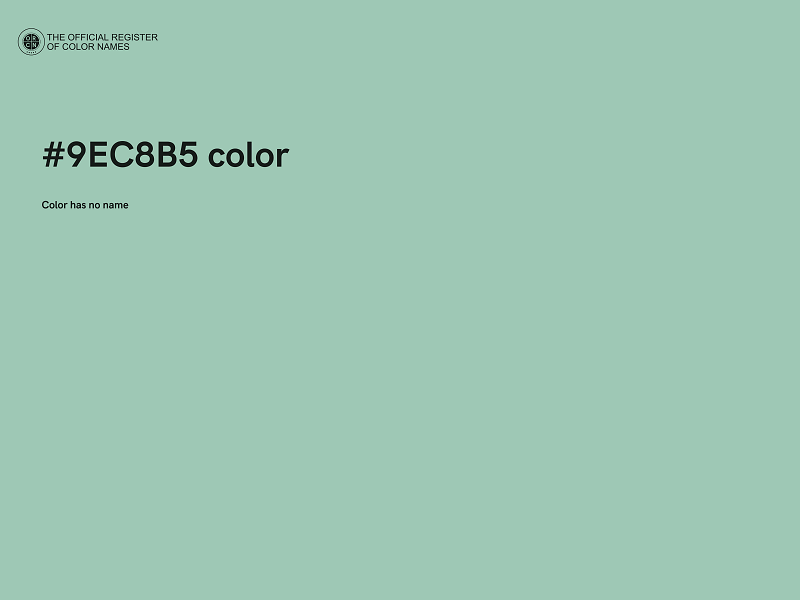 #9EC8B5 color image