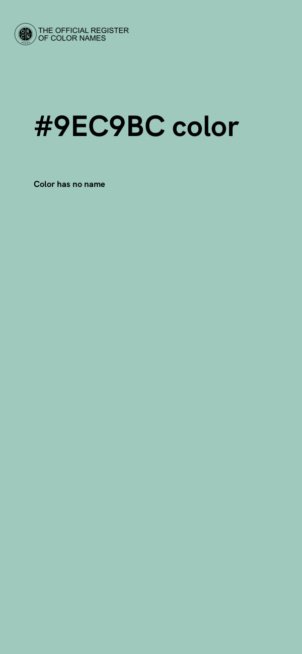 #9EC9BC color image
