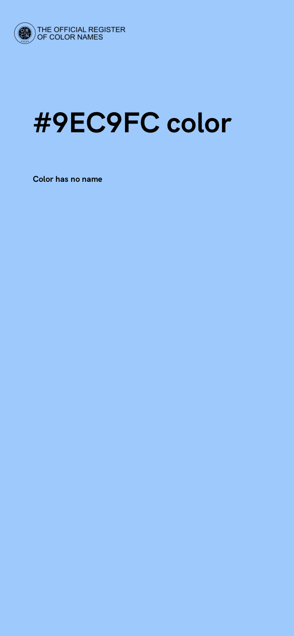 #9EC9FC color image