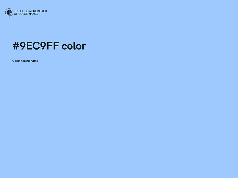 #9EC9FF color image