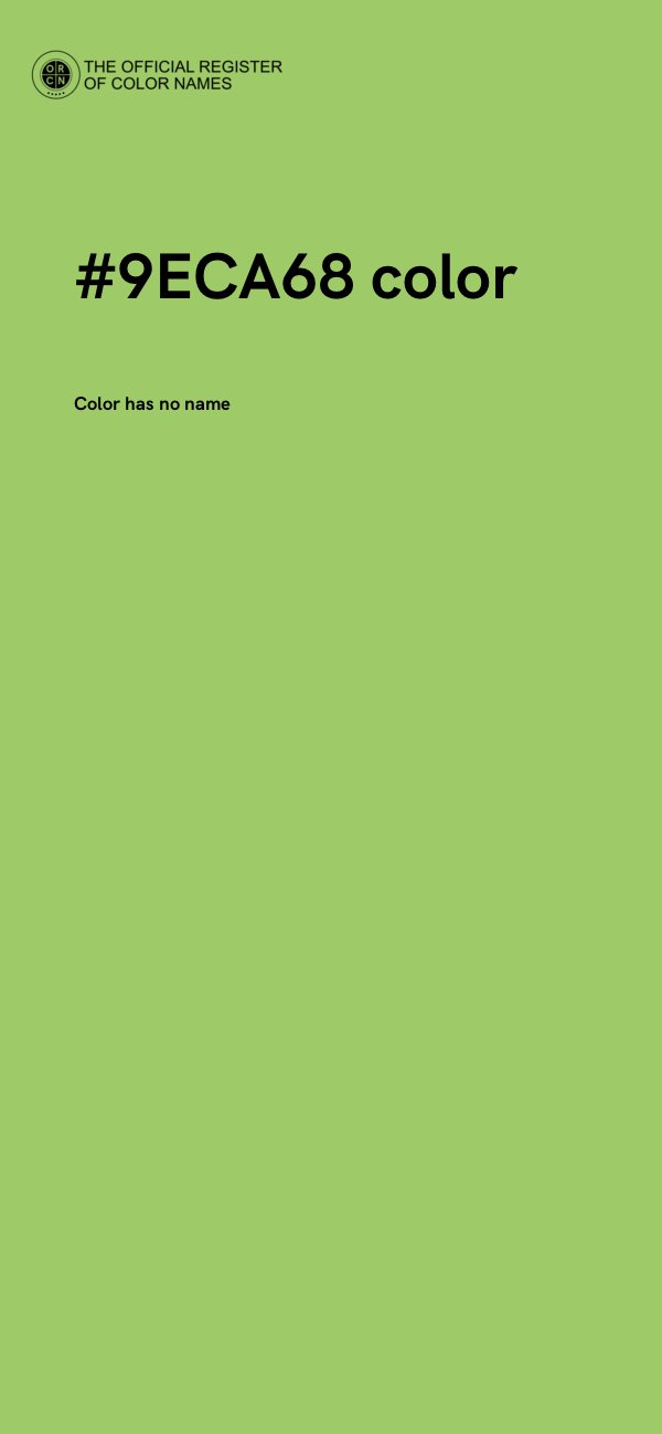 #9ECA68 color image
