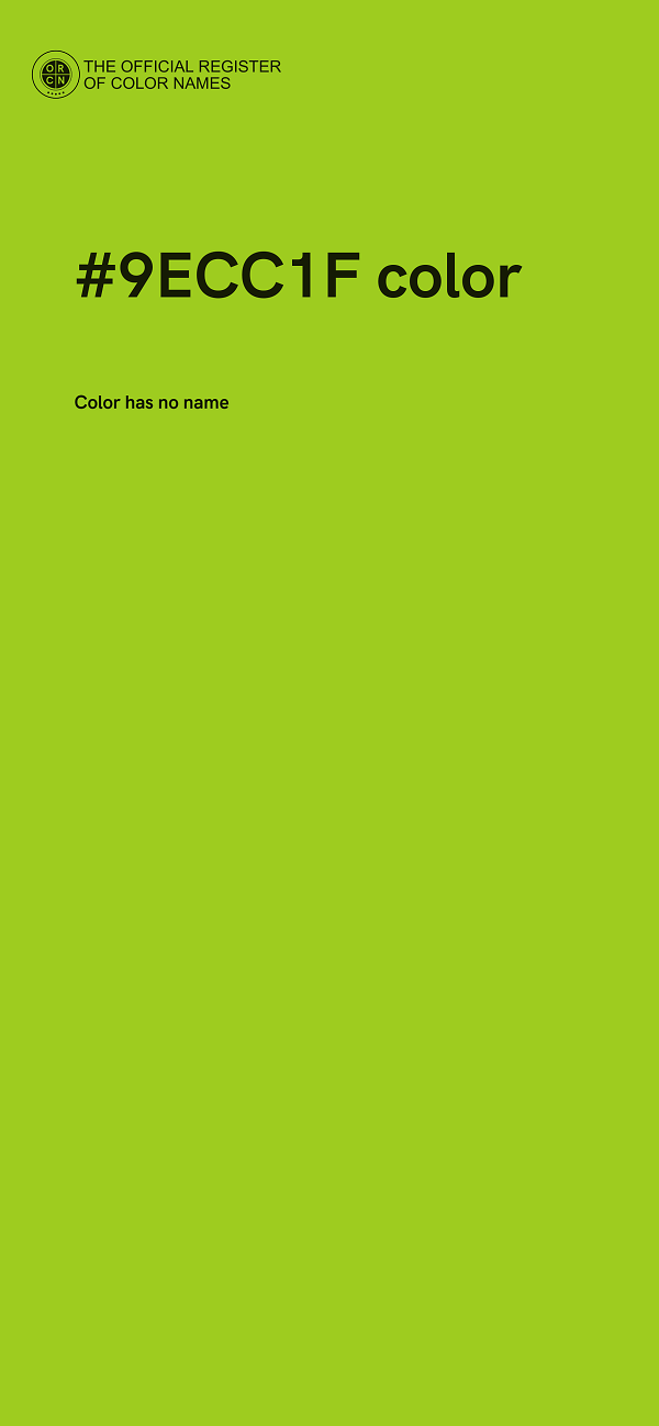 #9ECC1F color image