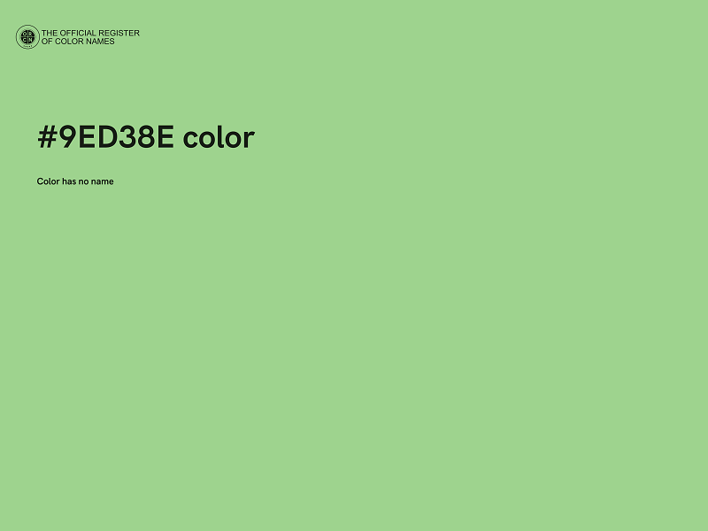 #9ED38E color image