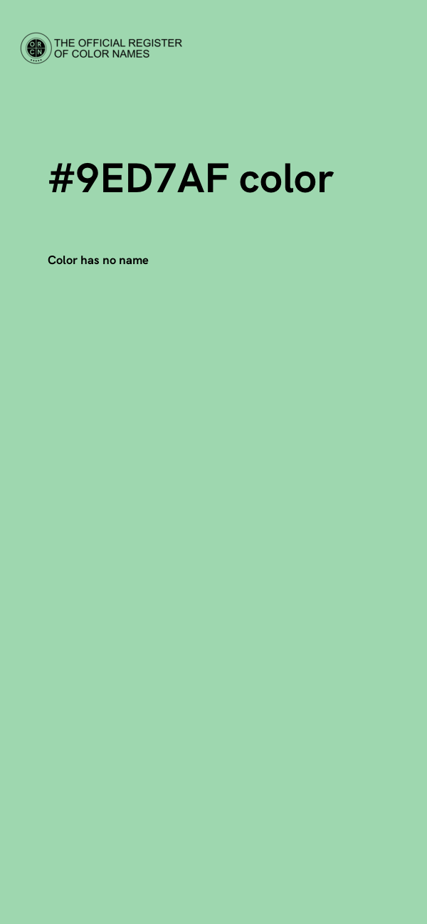 #9ED7AF color image