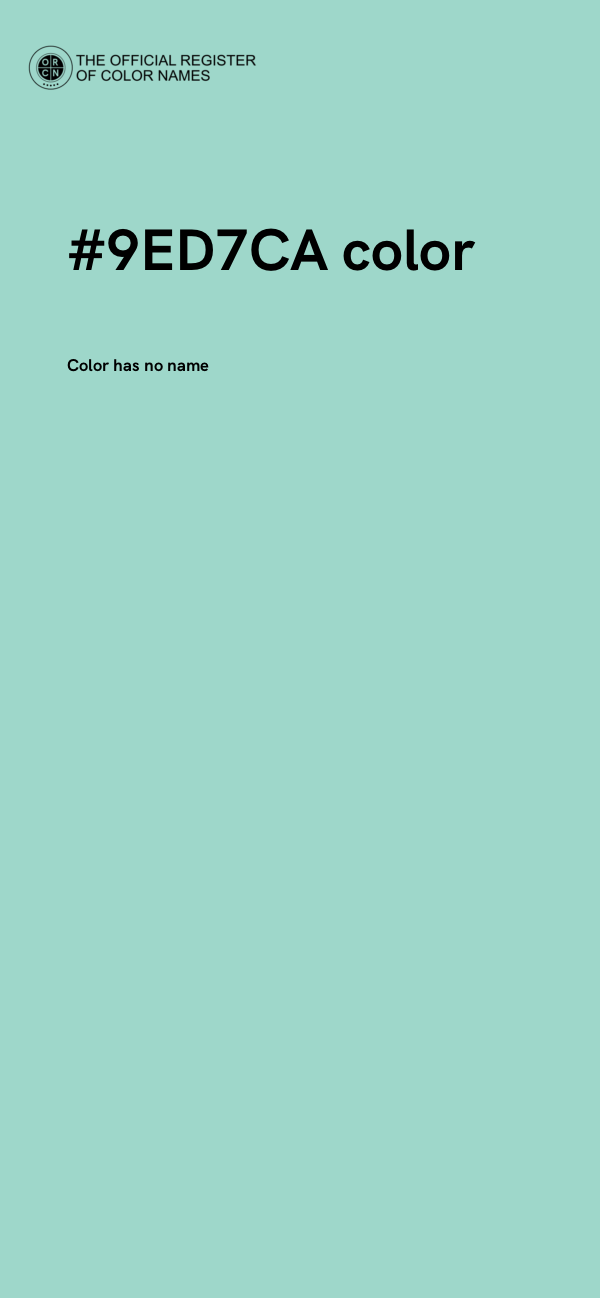 #9ED7CA color image