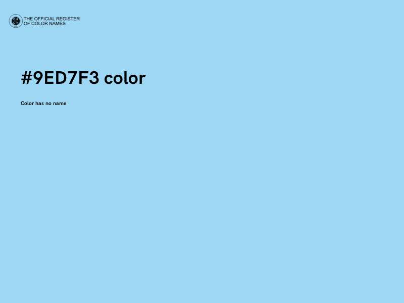 #9ED7F3 color image