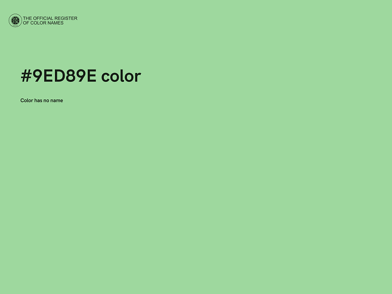 #9ED89E color image