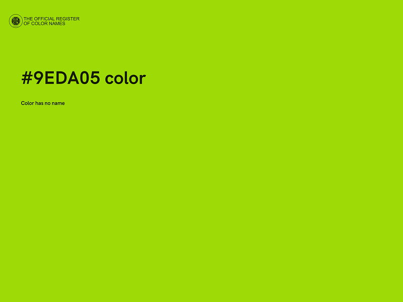 #9EDA05 color image