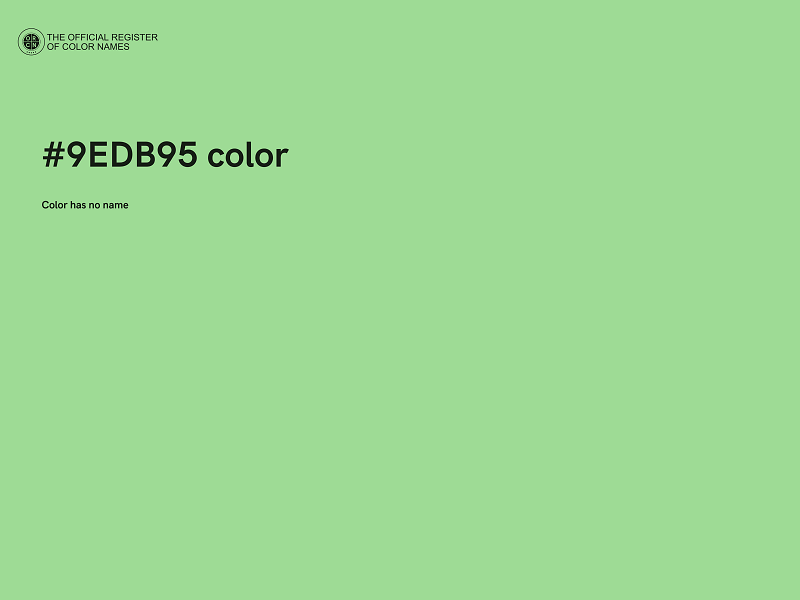 #9EDB95 color image