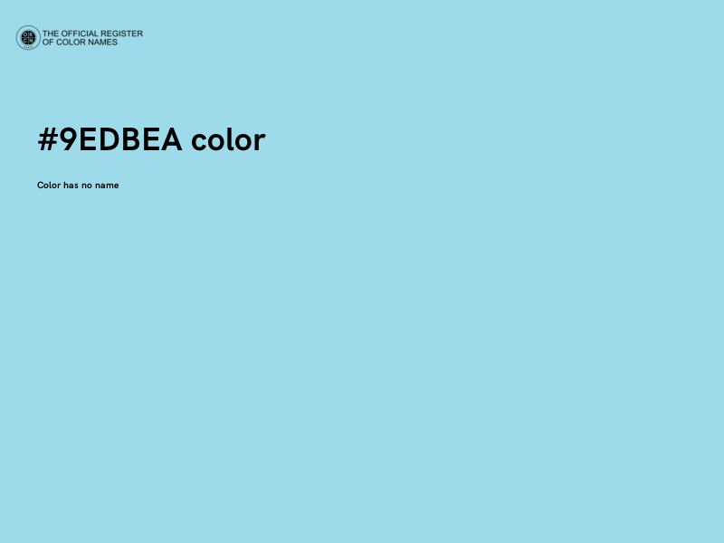 #9EDBEA color image