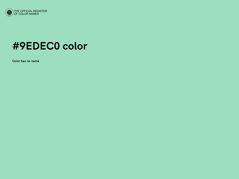 #9EDEC0 color image