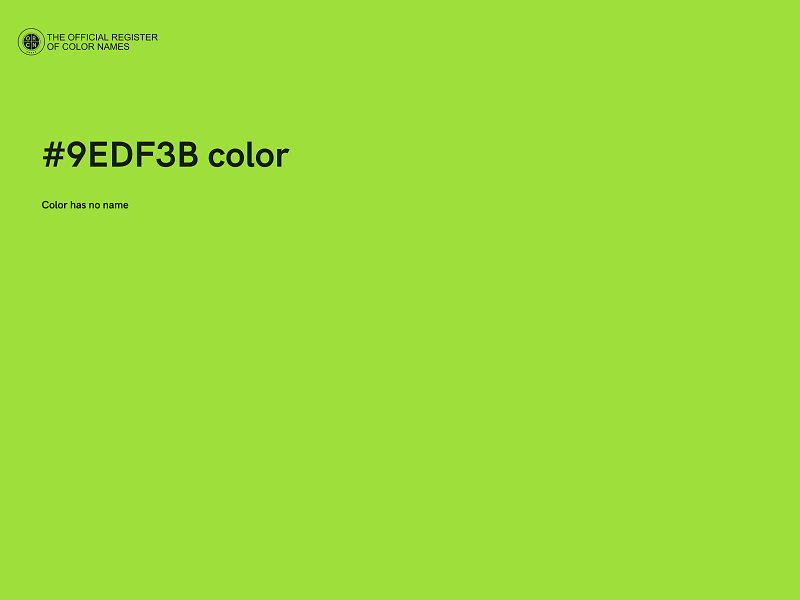 #9EDF3B color image
