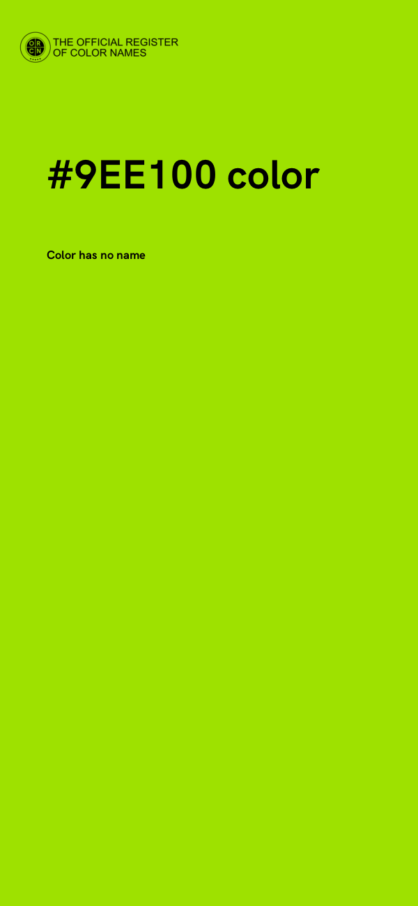 #9EE100 color image