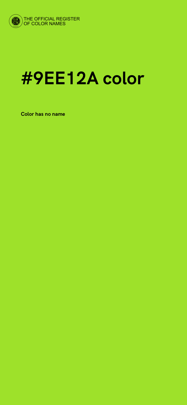 #9EE12A color image
