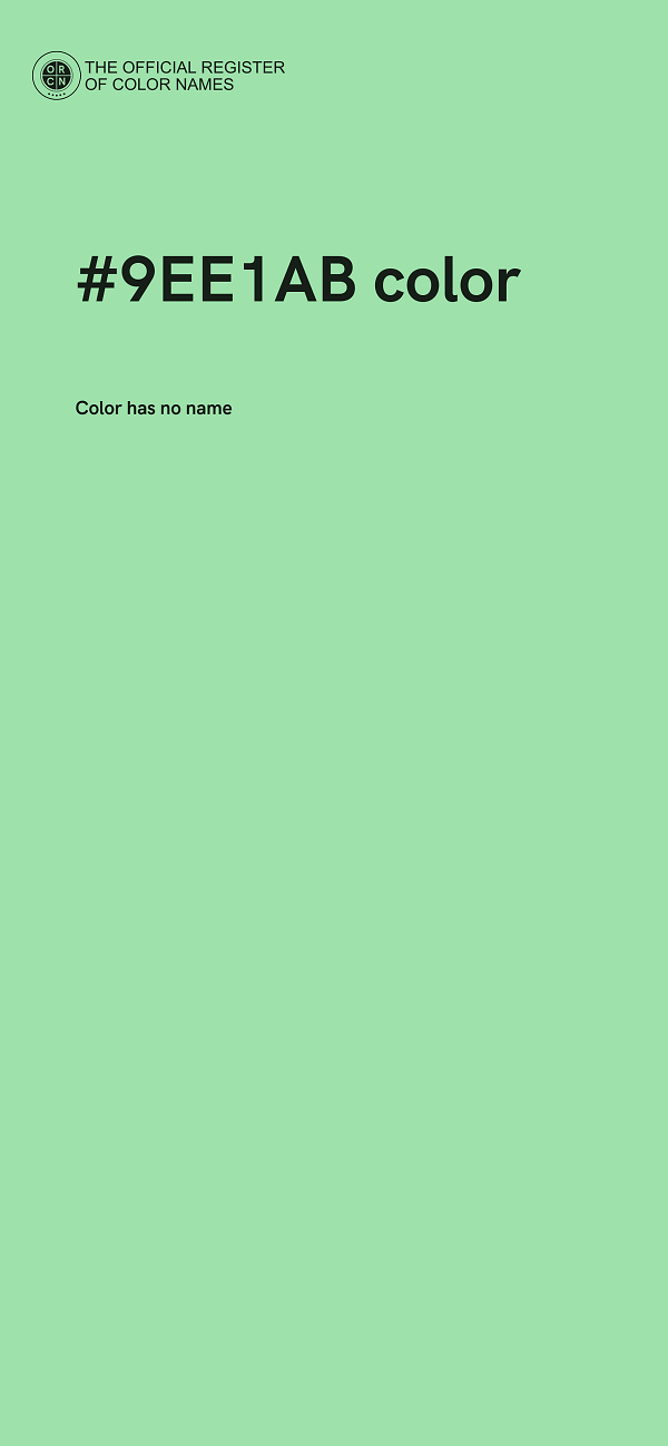 #9EE1AB color image