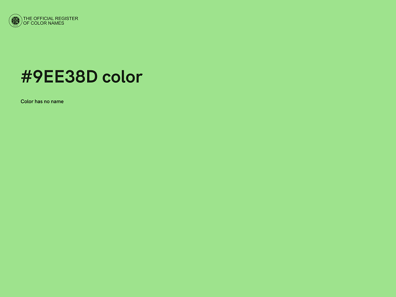 #9EE38D color image