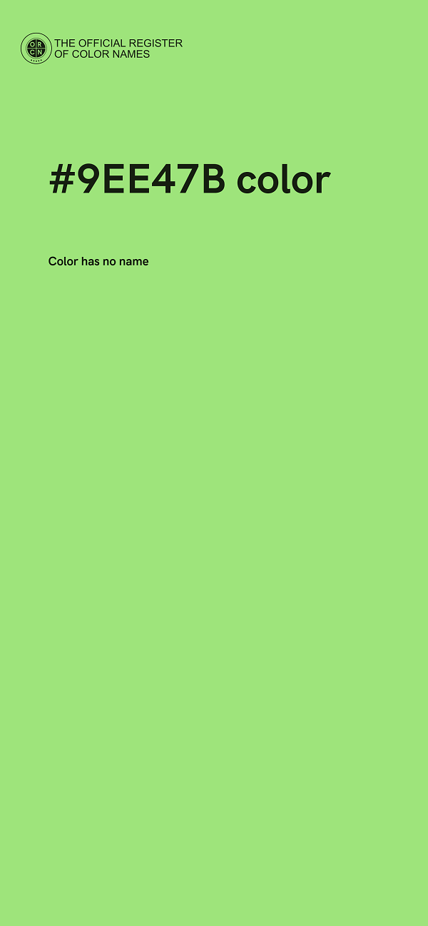 #9EE47B color image