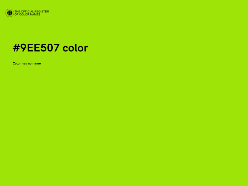 #9EE507 color image