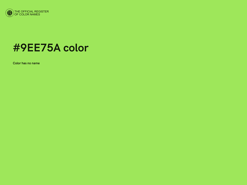 #9EE75A color image