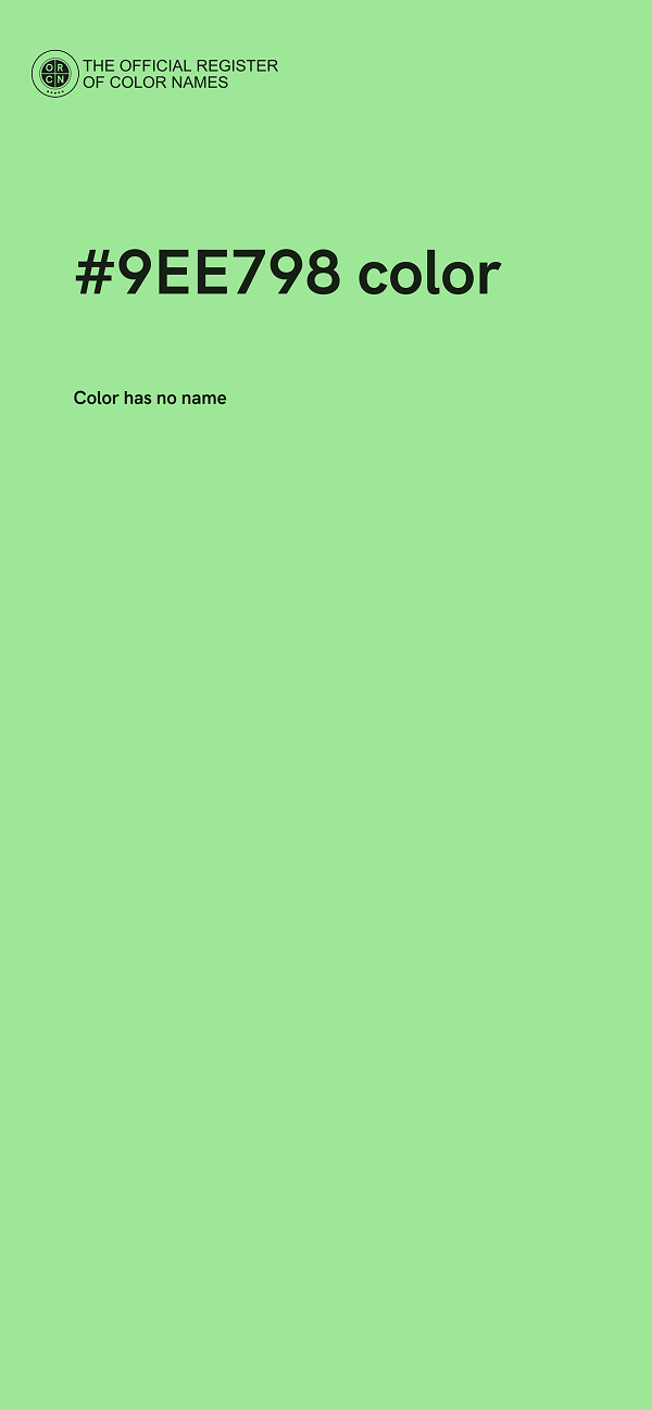 #9EE798 color image