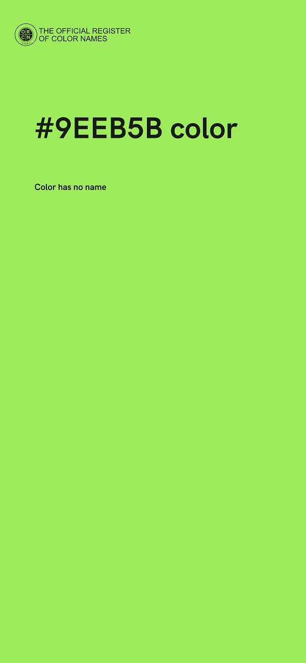 #9EEB5B color image