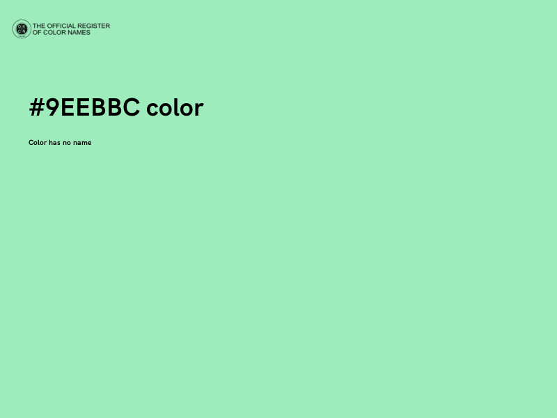 #9EEBBC color image