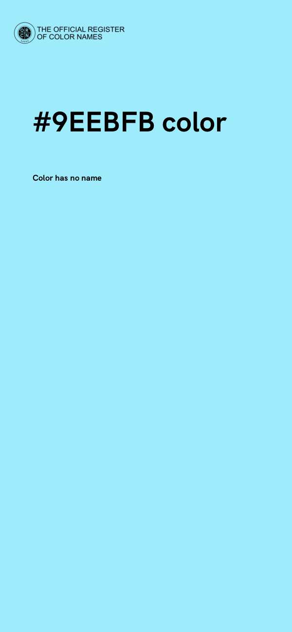 #9EEBFB color image