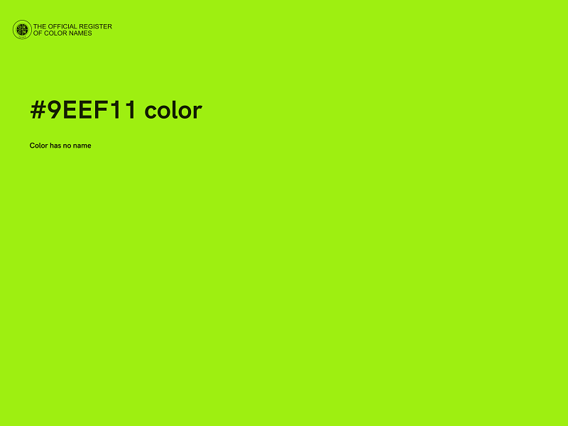 #9EEF11 color image