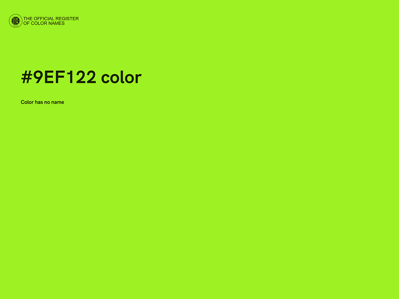 #9EF122 color image