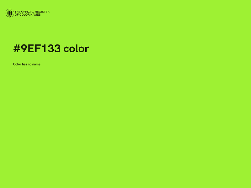 #9EF133 color image