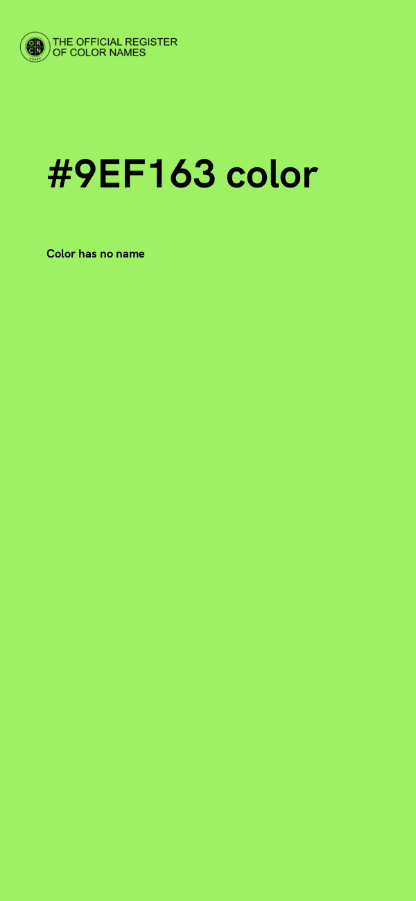 #9EF163 color image