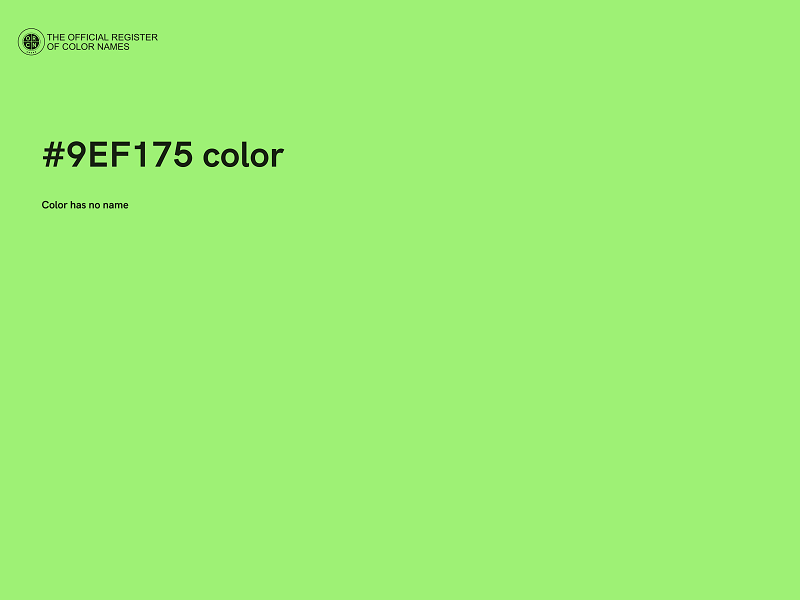 #9EF175 color image