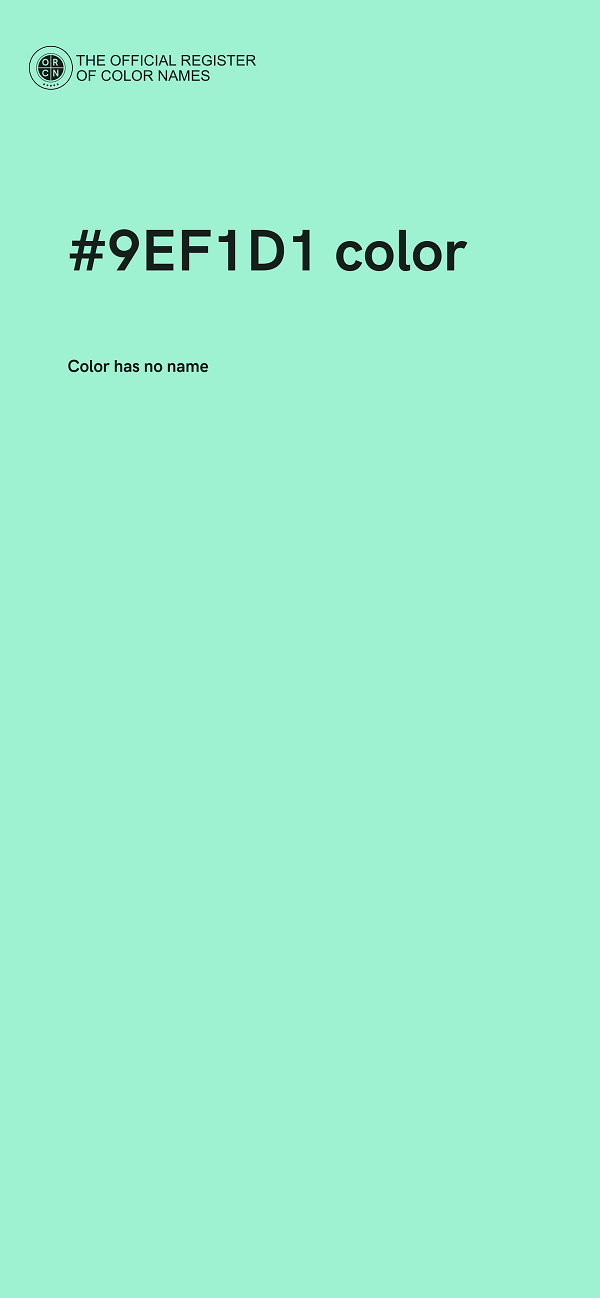 #9EF1D1 color image