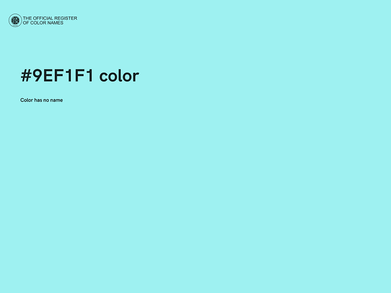 #9EF1F1 color image