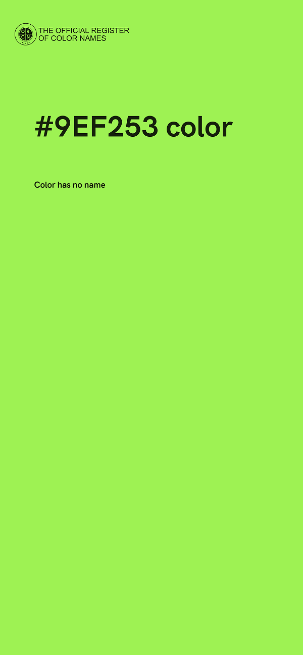 #9EF253 color image