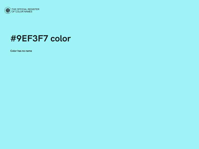 #9EF3F7 color image