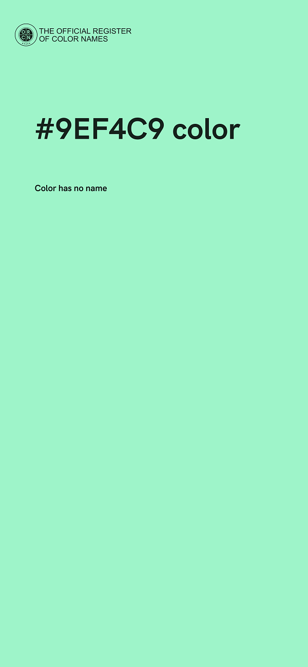 #9EF4C9 color image