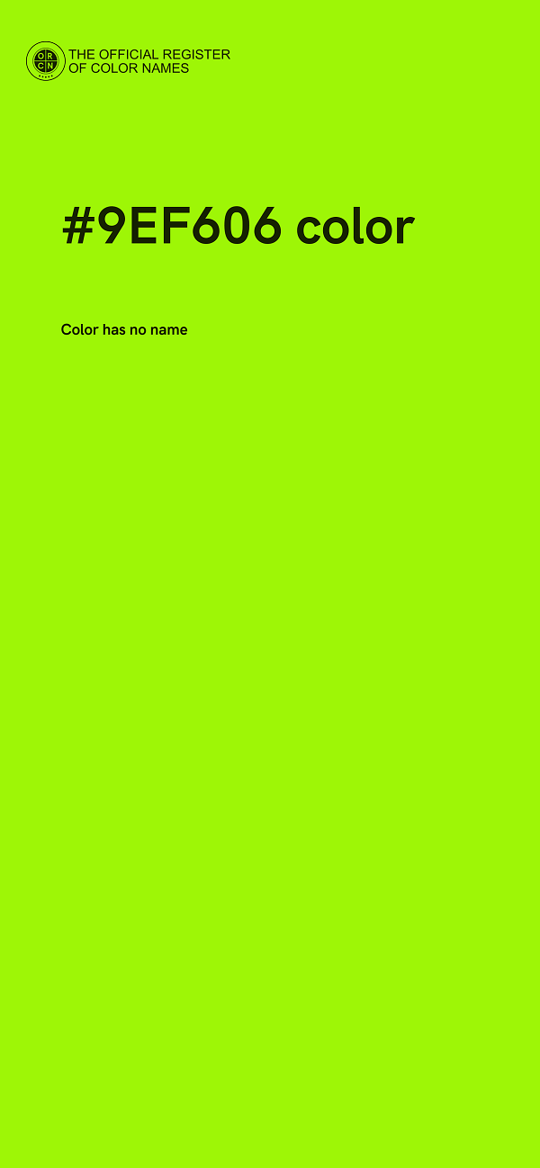 #9EF606 color image